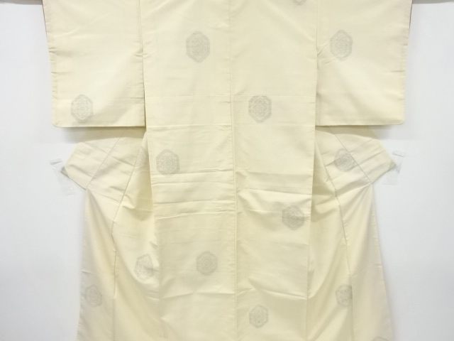 JAPANESE KIMONO / ANTIQUE KIMONO / TSUMUGI / WOVEN KIKKO